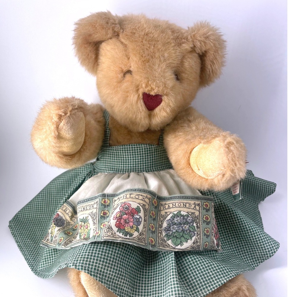 Vintage 1992 Vermont Teddy Bear Co. "Mistress Mary" 16" Plush Original Hang Tag
